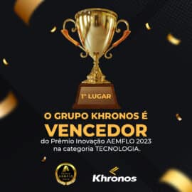 Grupo Khronos é vencedor do Prêmio AEMFLO Inovação na categoria TECNOLOGIA