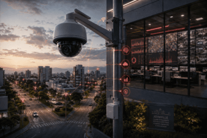 Câmeras de monitoramento ao vivo em Joinville: como o videomonitoramento ajuda a polícia a agir mais rápido